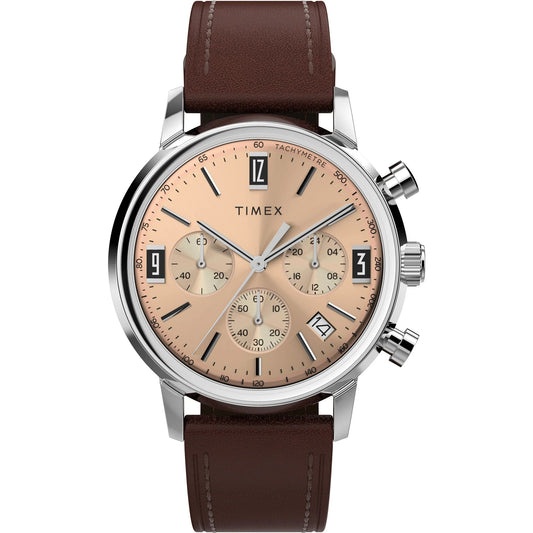 Timex Marlin Rose Gold Round Dial Analog Men's Watch - TW2W51400UJ