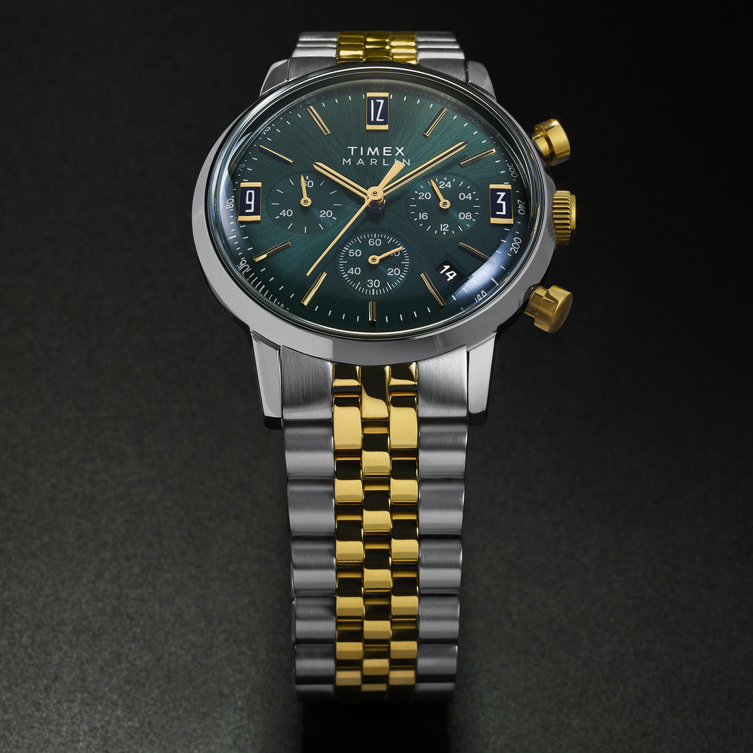 TW2W60000 Timex Marlin Quartz Chronograph 40mm Bicolor Watch (Men)