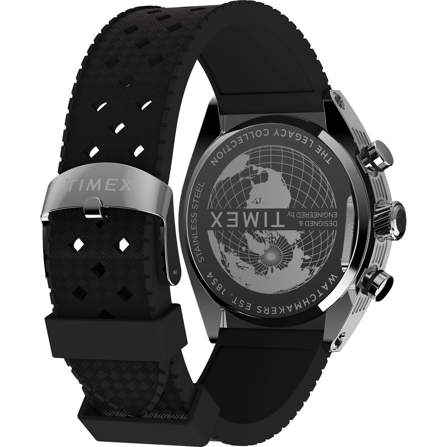 Timex Trend Men Black Tonneau Dial Analog Watch - TW2W64500UJ