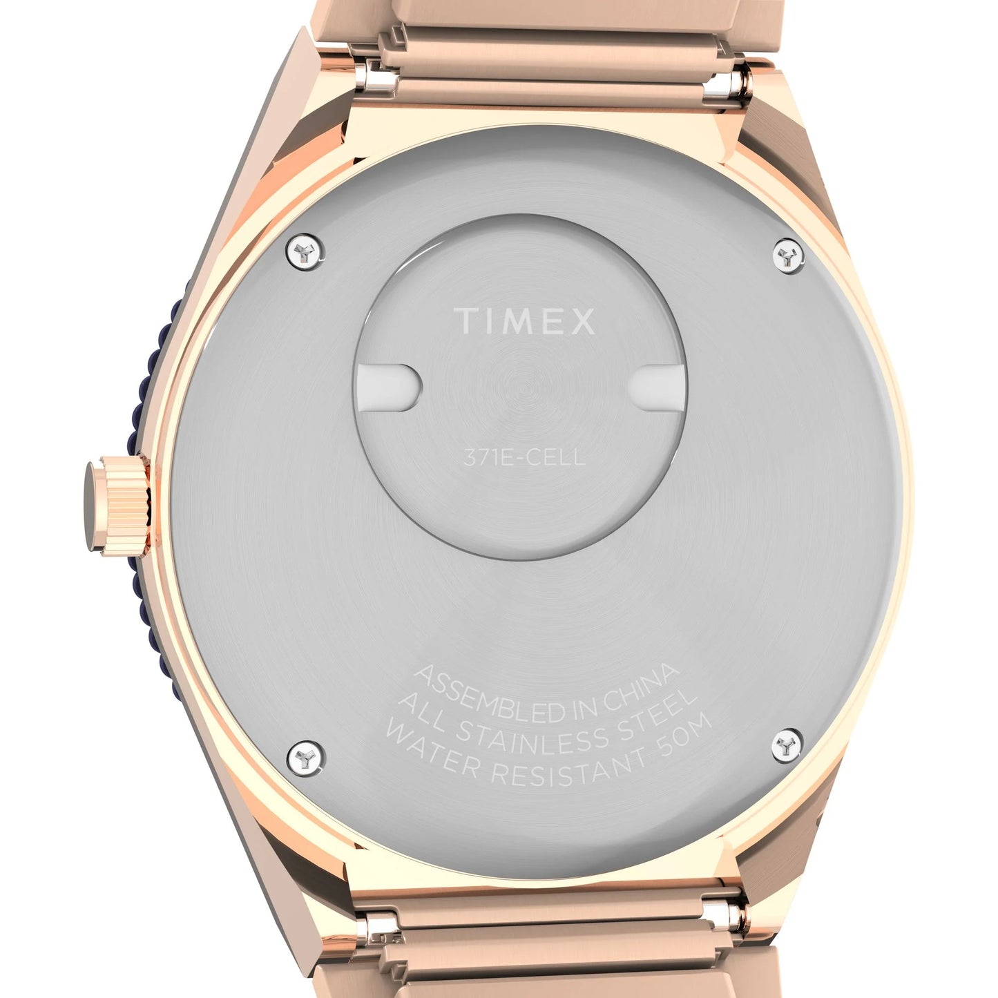 Q Timex Purple Round 36MM Dial Analog Women's Watch - TW2W87700UJ