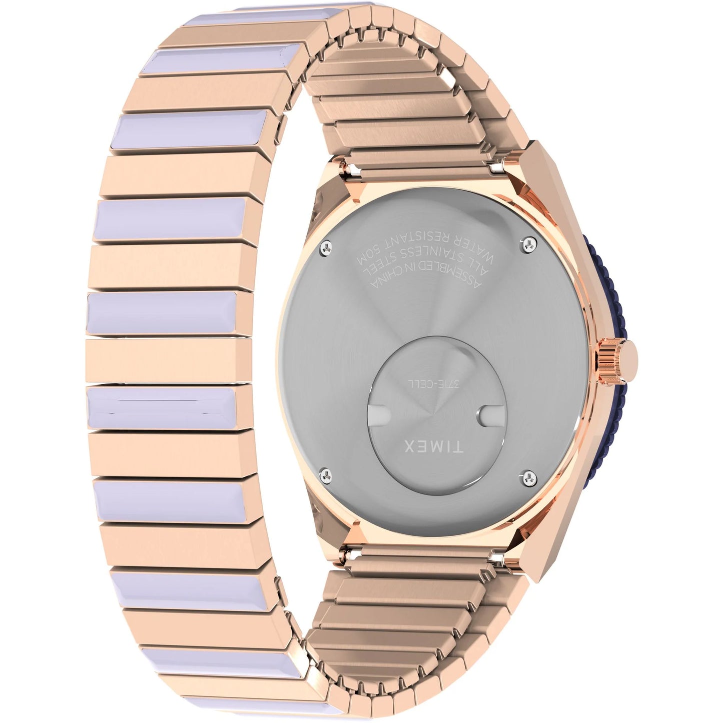 Q Timex Purple Round 36MM Dial Analog Women's Watch - TW2W87700UJ
