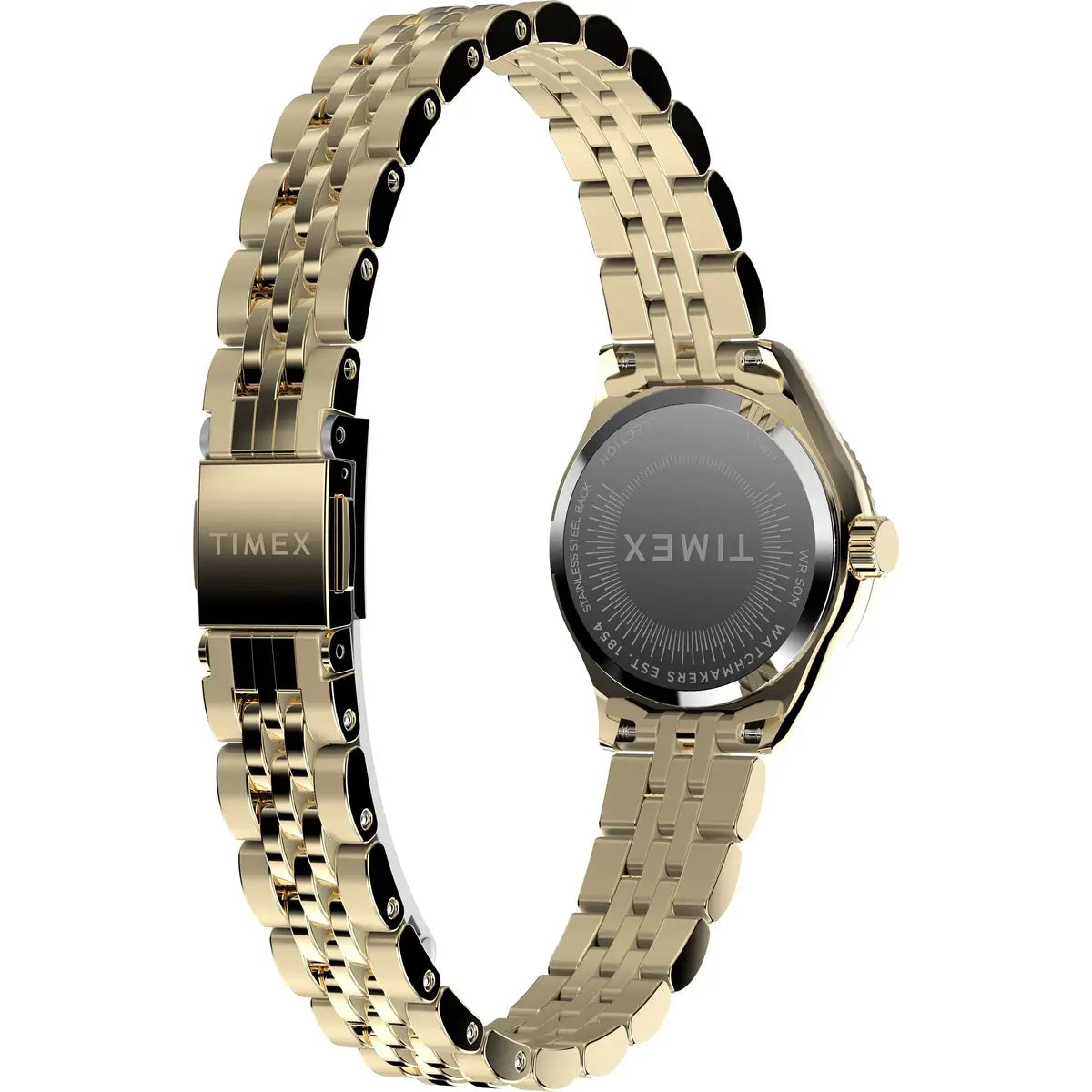 Timex Trend Gold-Tone Round Dial Analog Women's Watch - TW2W91000UJ