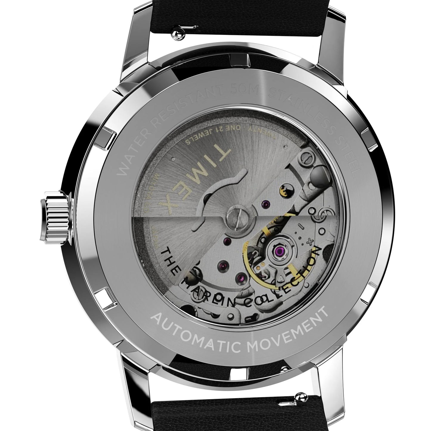 Timex Marlin Blue Round Dial Automatic Men's Watch - TW2W93100UJ