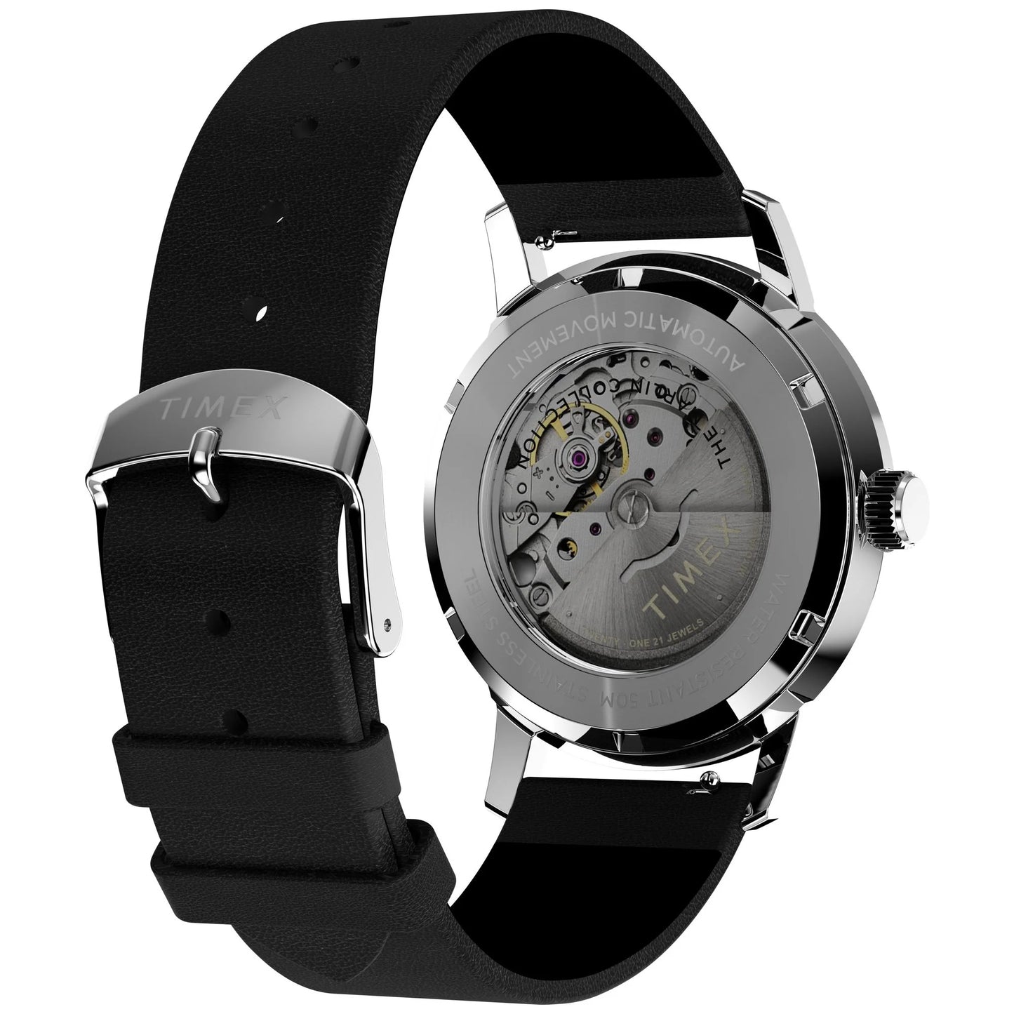 Timex Marlin Blue Round Dial Automatic Men's Watch - TW2W93100UJ