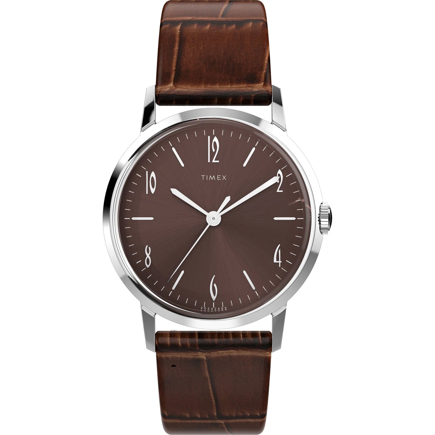 Timex Marlin Brown Round Dial Automatic Men's Watch - TW2W93300UJ