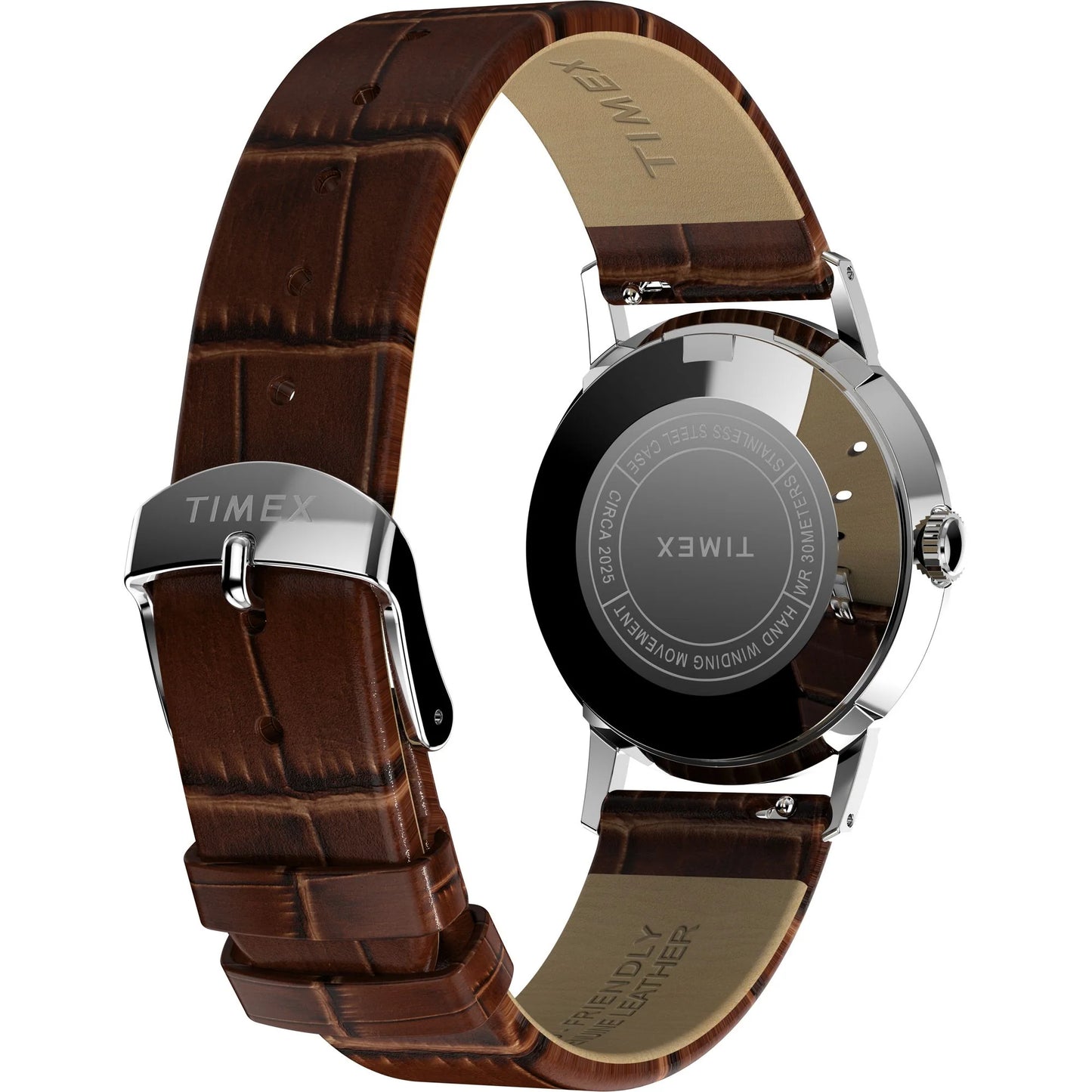 Timex Marlin Brown Round Dial Automatic Men's Watch - TW2W93300UJ