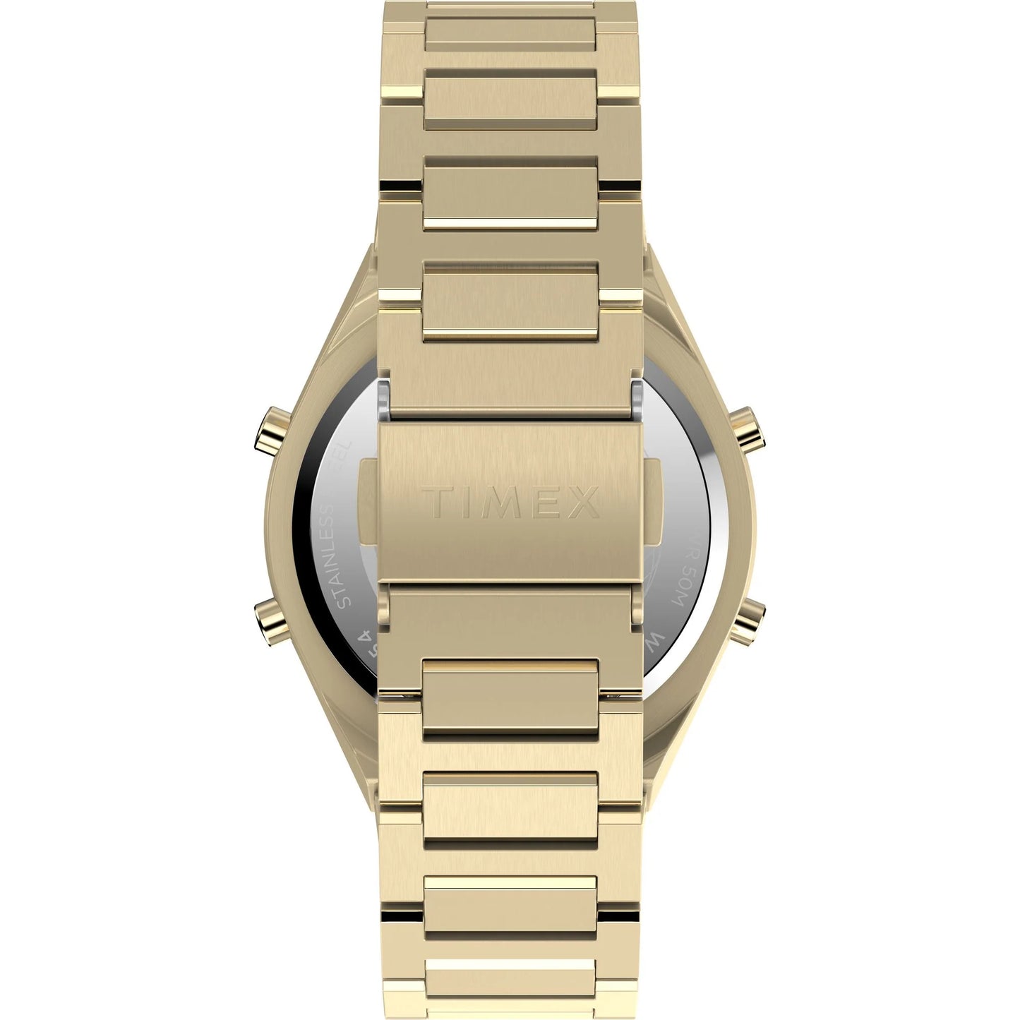 Timex Q Grey Round Dial Digital Men's Watch - TW2Y09700UJ