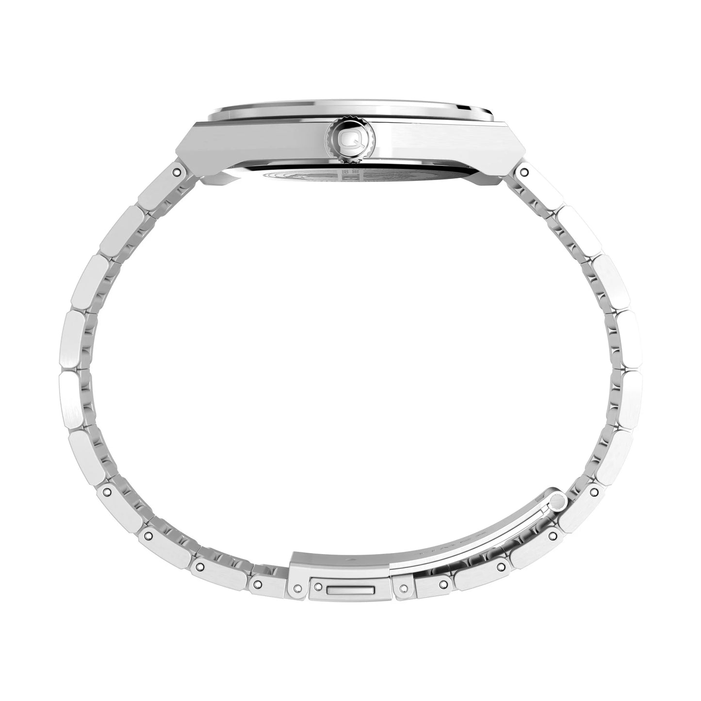 Timex Q Black Round Dial Analog Men's Watch - TW2Y12100UJ