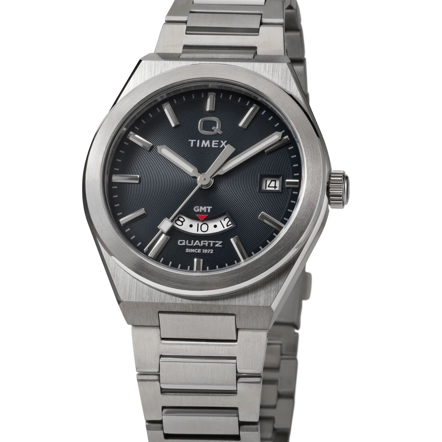 Timex Q Black Round Dial Analog Men's Watch - TW2Y12100UJ