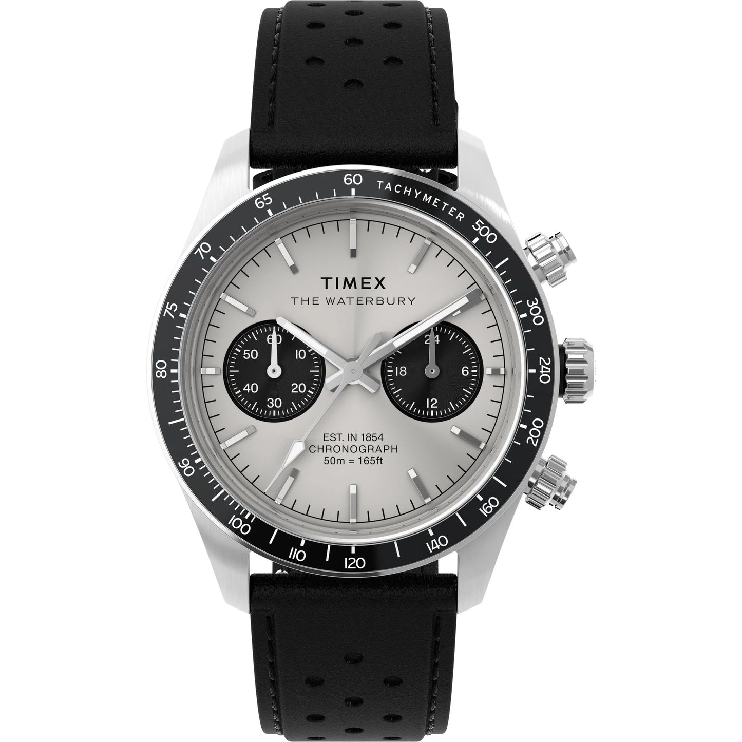 Timex Waterbury Silver-Tone Dial Analog Men's Watch - TW2Y19300UJ