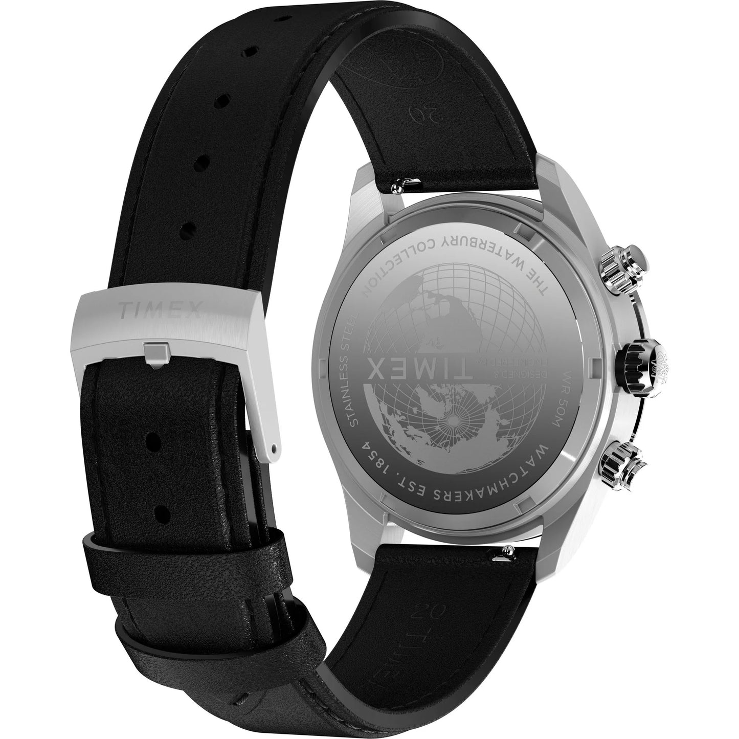 Timex Waterbury Silver-Tone Dial Analog Men's Watch - TW2Y19300UJ