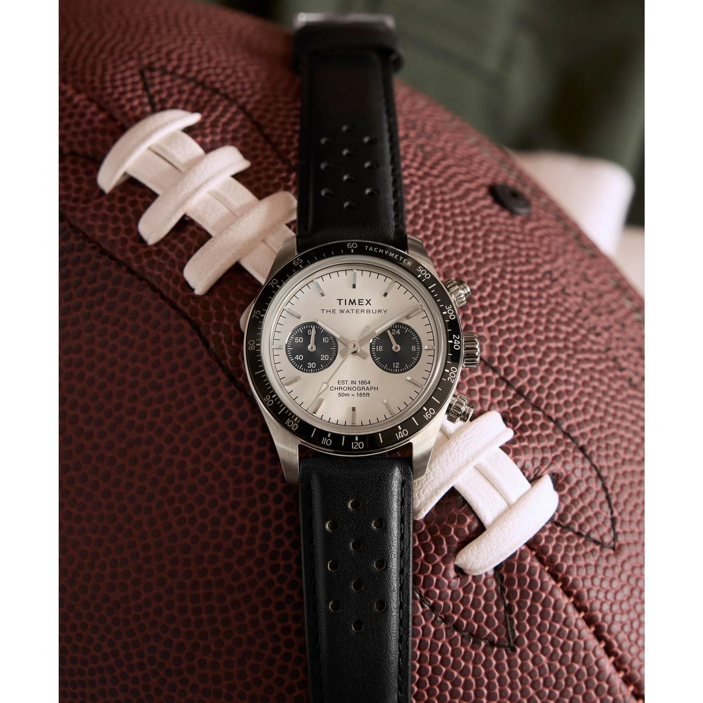 Timex Waterbury Silver-Tone Dial Analog Men's Watch - TW2Y19300UJ