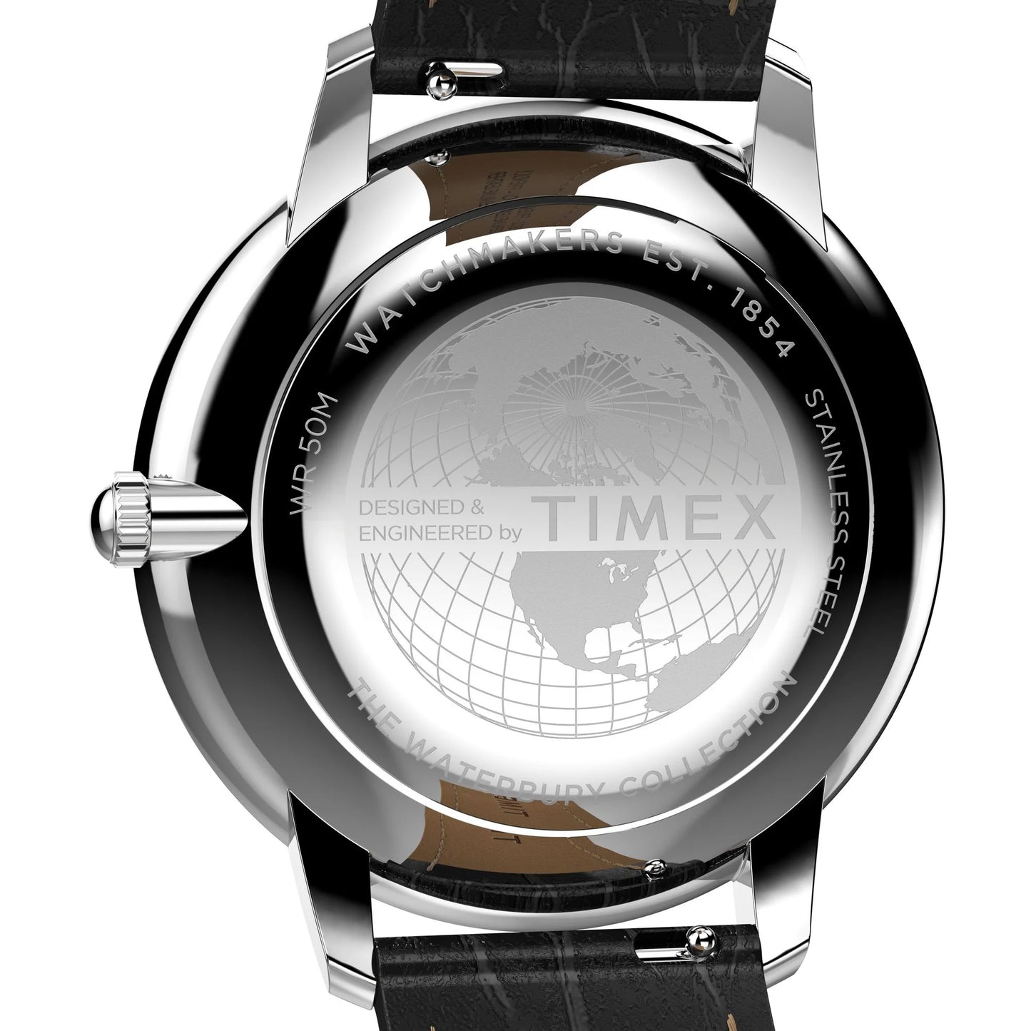 Timex Waterbury Roman Numerals Silver-Tone Dial Analog Men's Watch - TW2Y23100UJ