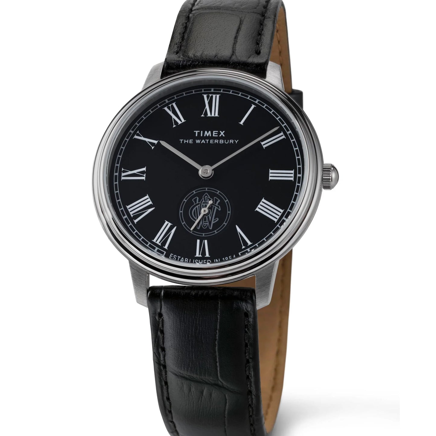 Timex Waterbury Roman Numerals Black Dial Analog Men's Watch - TW2Y23200UJ