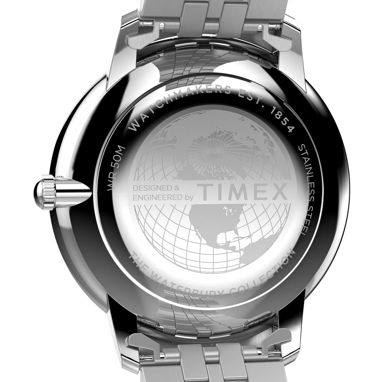 Timex Waterbury Roman Numerals Black Dial Analog Men's Watch - TW2Y23300UJ