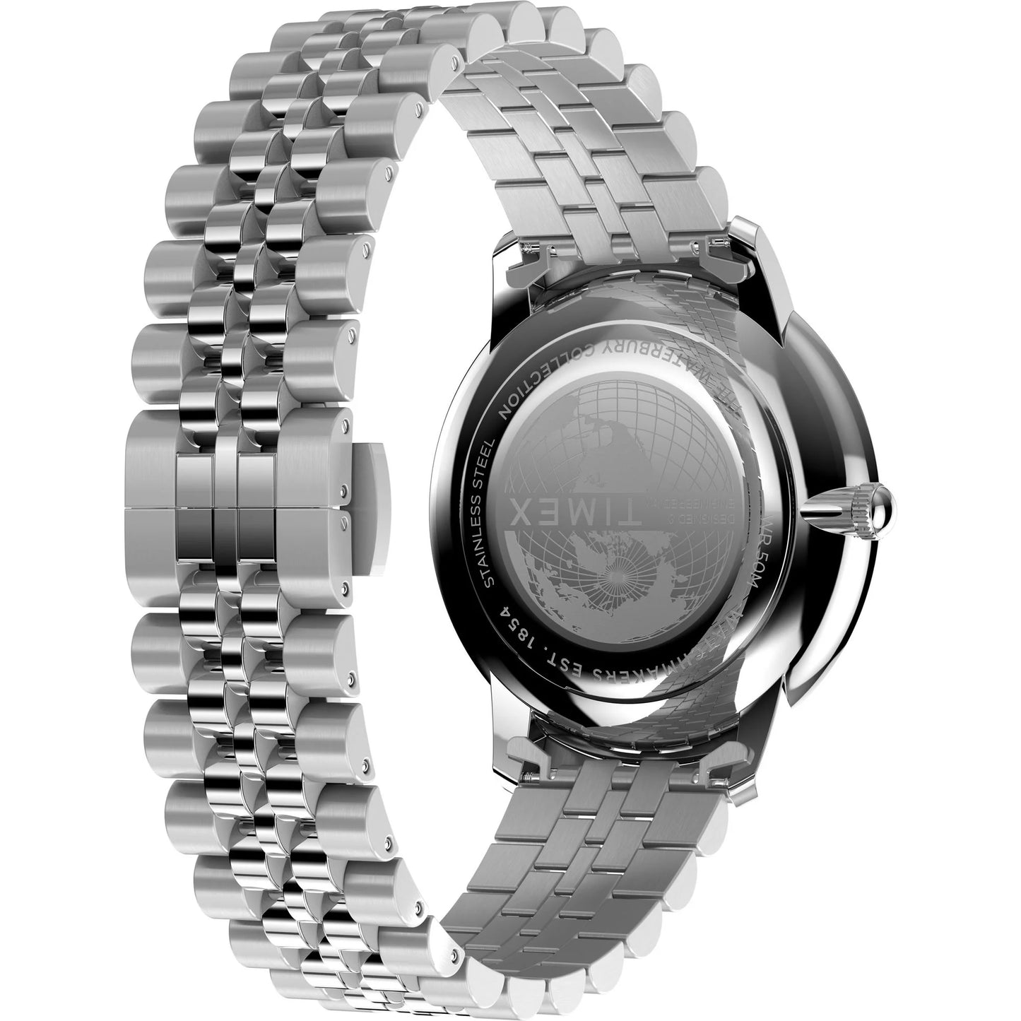 Timex Waterbury Roman Numerals Black Dial Analog Men's Watch - TW2Y23300UJ