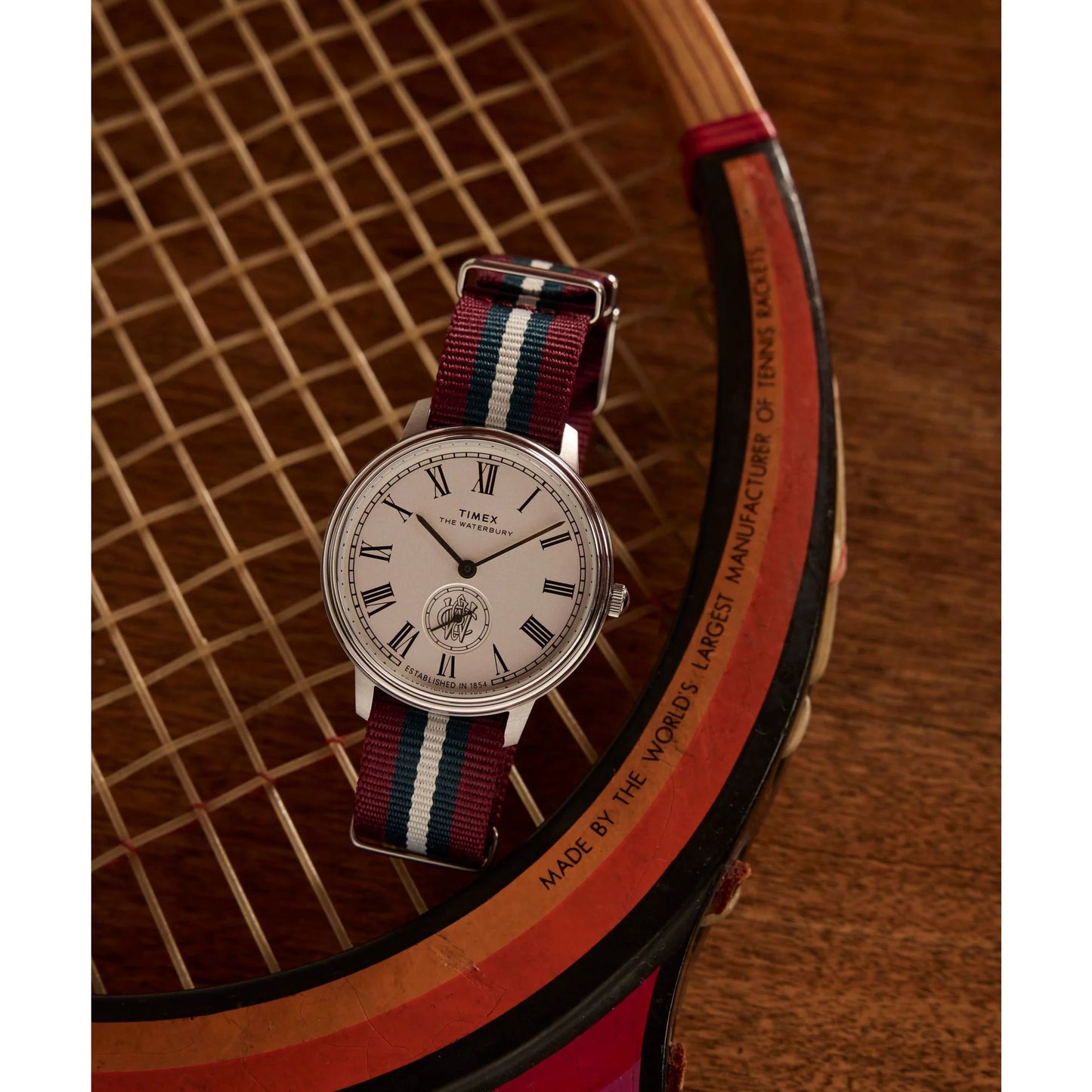 Timex Waterbury Roman Numerals Silver-Tone Dial Men's Watch - TW2Y27600UJ