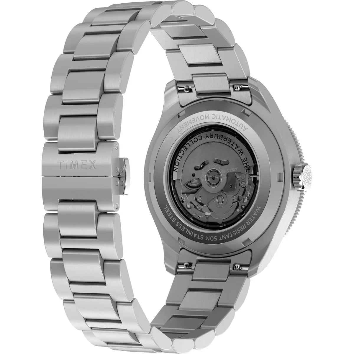 Timex Waterbury Black Dial Mechanical Automatic Men Watch TW2Y60600UJ