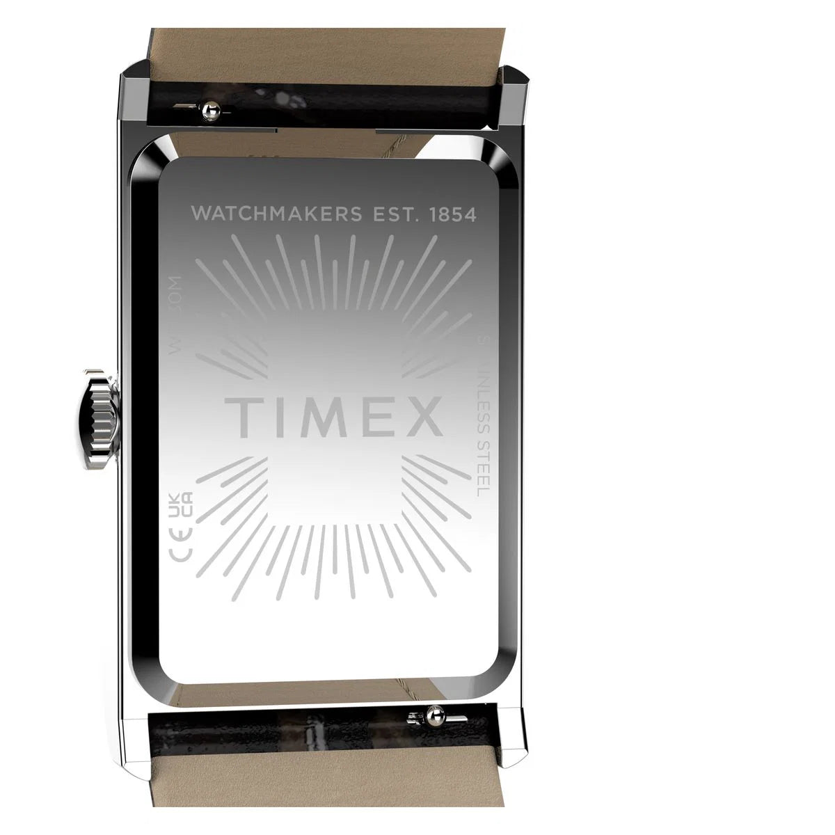 Timex Quartz Rectangle Silver Dial Analog Men's Watch - TW2Y88200UJ