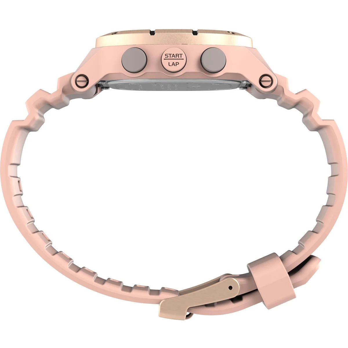 Timex Global Pink Dial Silicone Strap Digital Unisex Watch TW5M35700UJ
