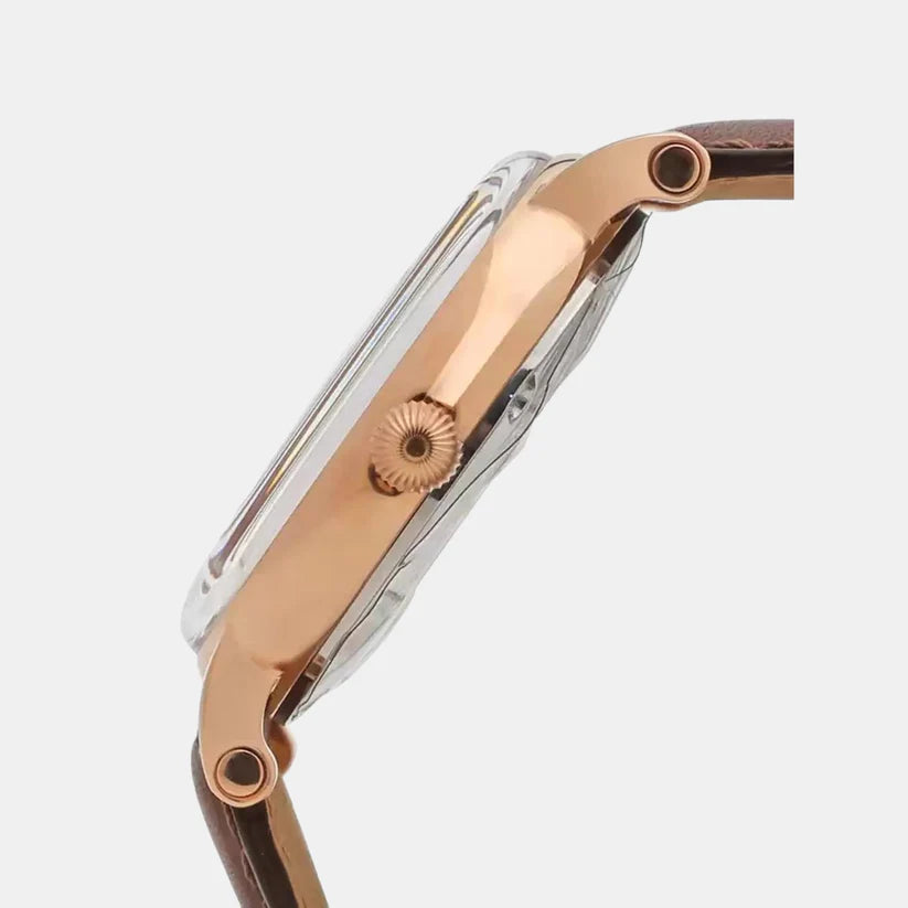 Timex E Class Men's Silver Dial Round Case Automatic Function Watch -TWEG16705