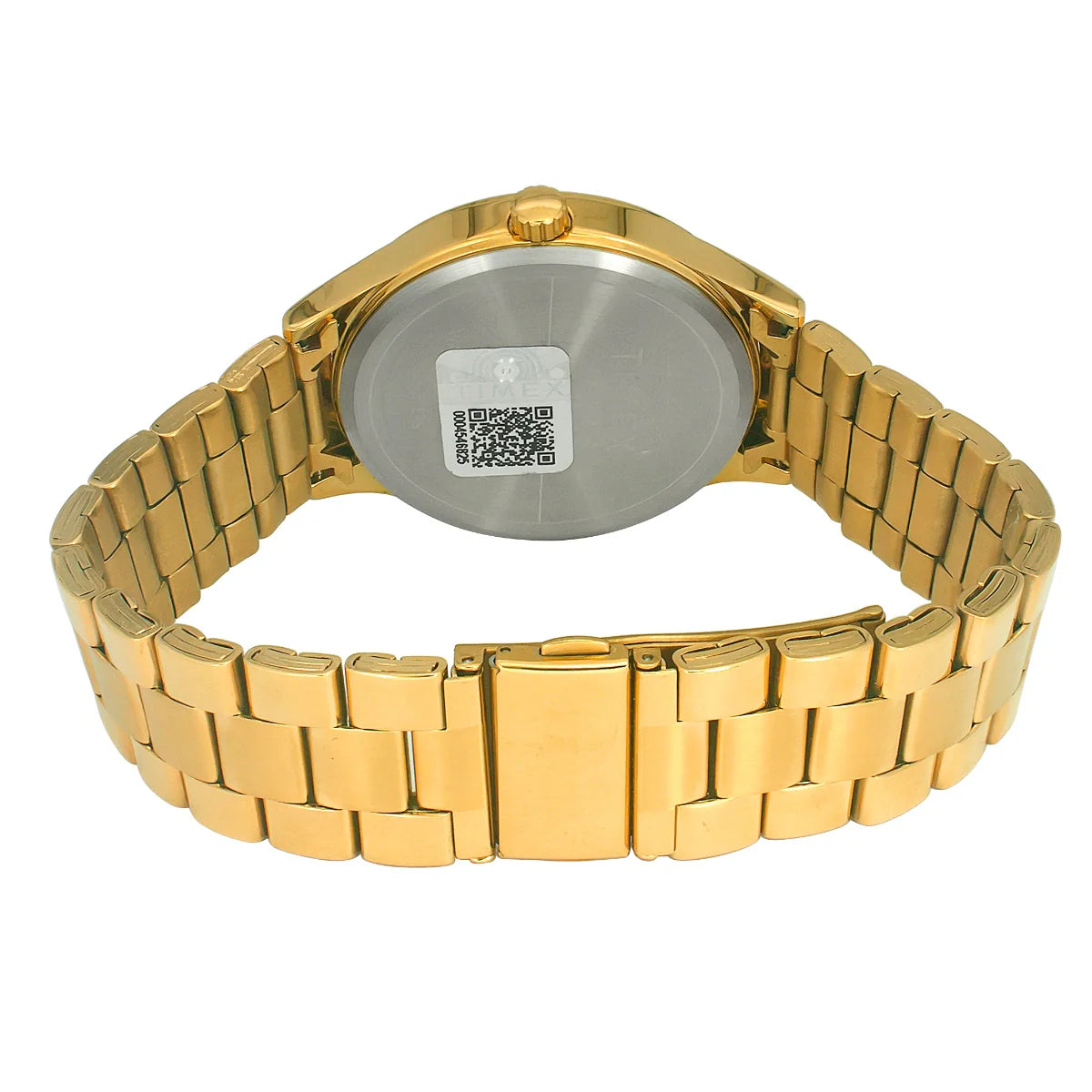 Timex Men Analog Silver Round Brass Dial Watch - TWEG18421