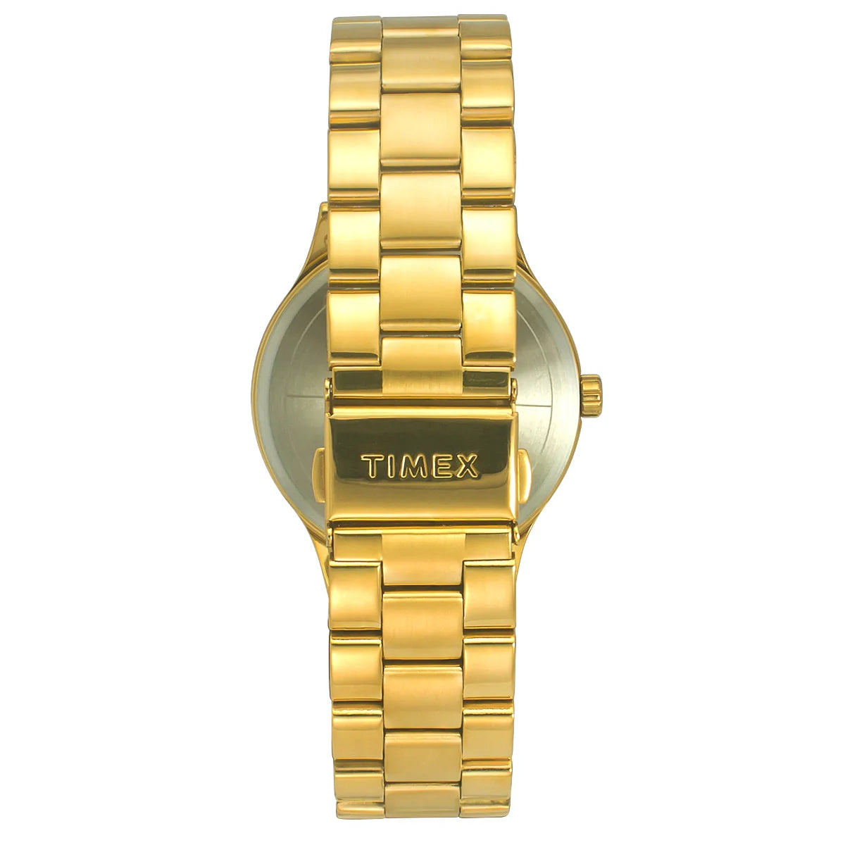 Timex Men Analog Silver Round Brass Dial Watch - TWEG18421