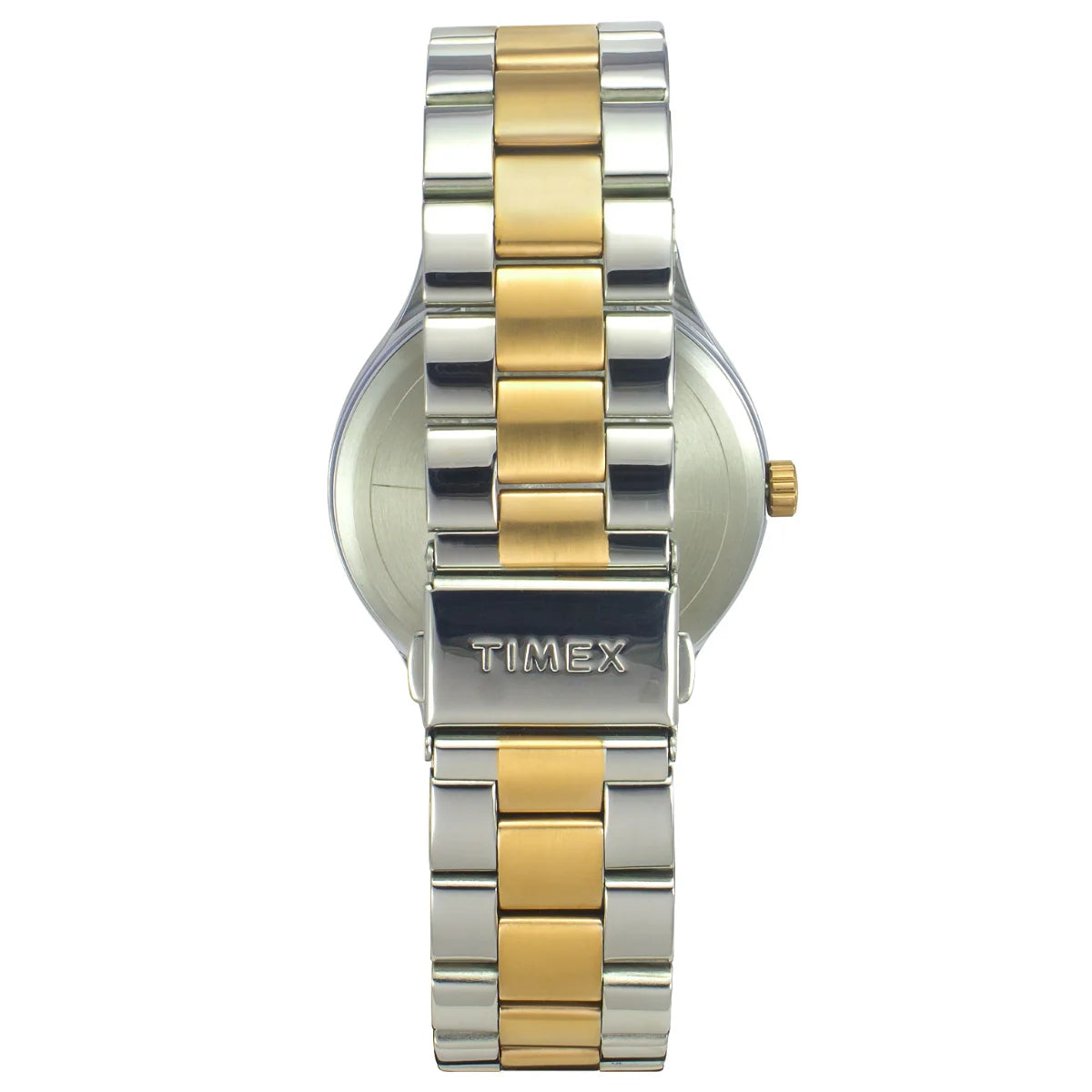 Timex Men Analog Silver Round Brass Dial Watch - TWEG18422