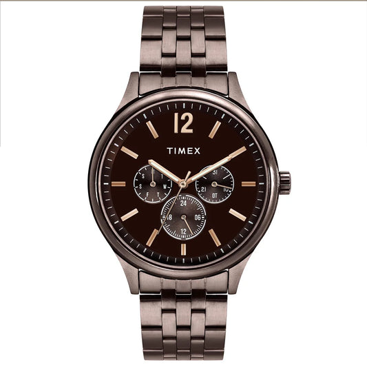 Timex Men Brown Round Dial Analog Watch - TWEG18436