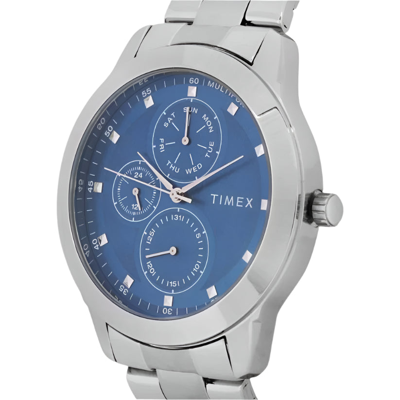 Timex Fashion Blue Dial Round Case Multifunction Men's Watch - TWEG18503