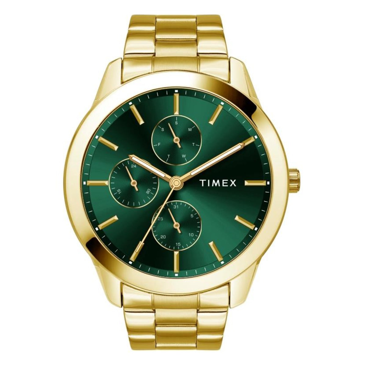 Timex Round Green 45mm Dial Men's Astrological Watch - TWEG18522