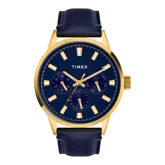 Timex Men Blue Round Multifunction Dial Watch- TWEG19928