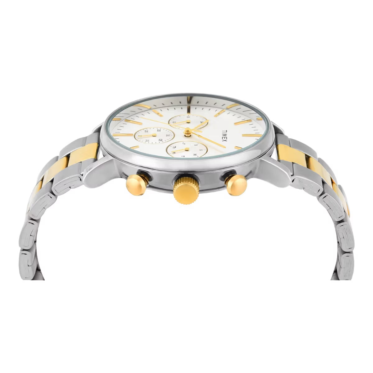 Timex Warm Silver Round Dial Analog Men Watch TWEG20026