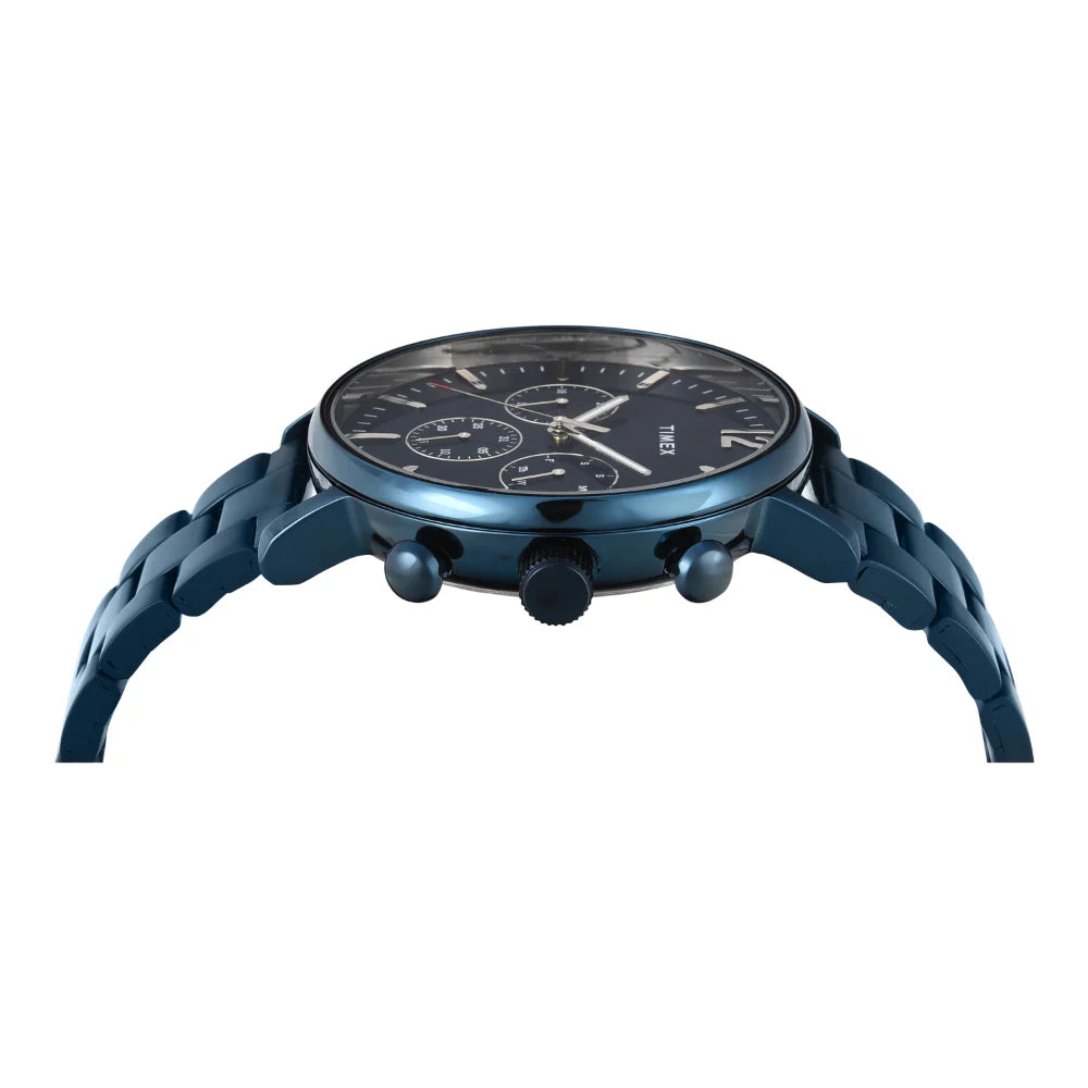 Timex Men Blue Round Multifunction Dial Watch- TWEG20028