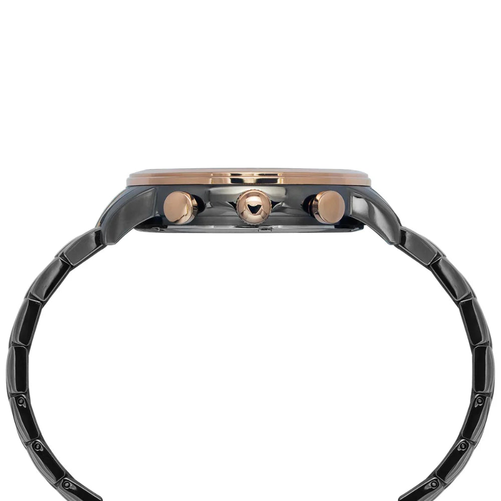 Timex Men Black Round Dial Analog Two Tone Watch - TWEG20206