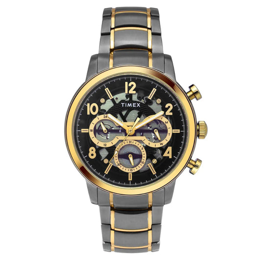 Timex Black Round Dial Quartz Analog Men Watch - TWEG20208