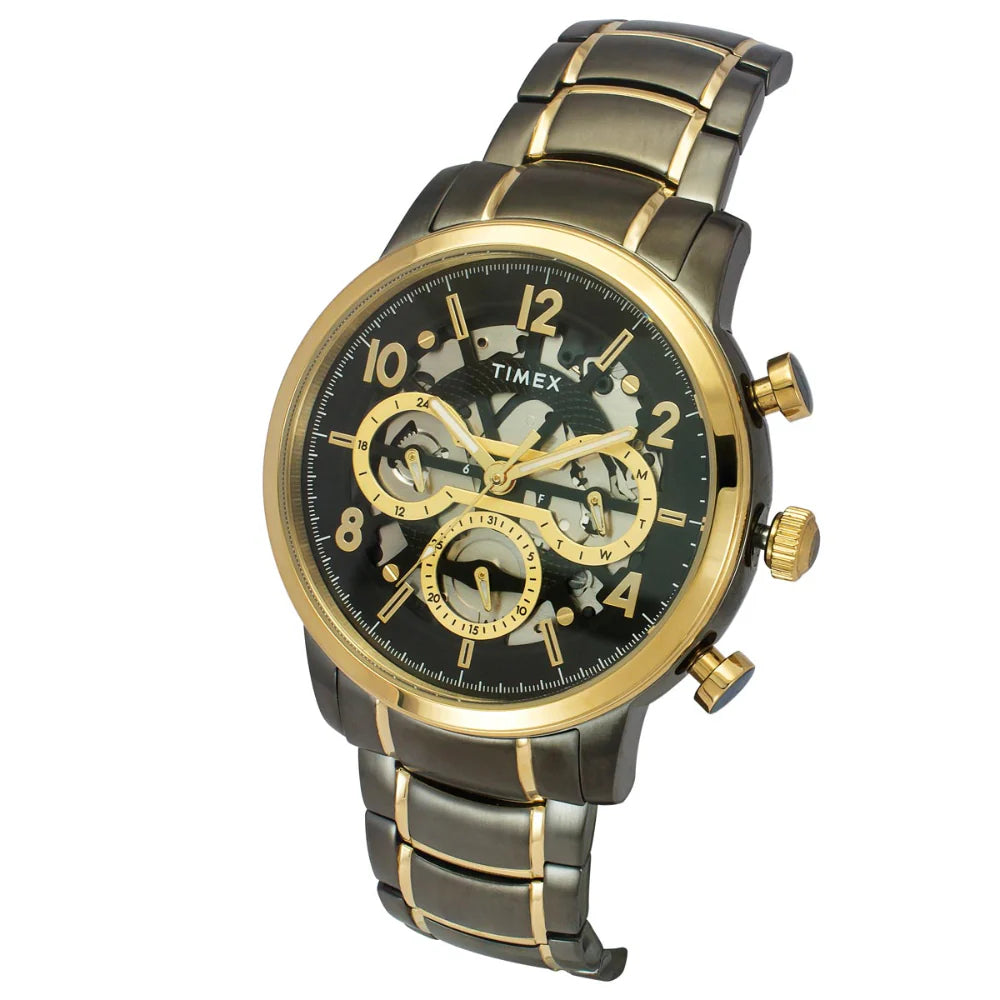 Timex Black Round Dial Quartz Analog Men Watch - TWEG20208