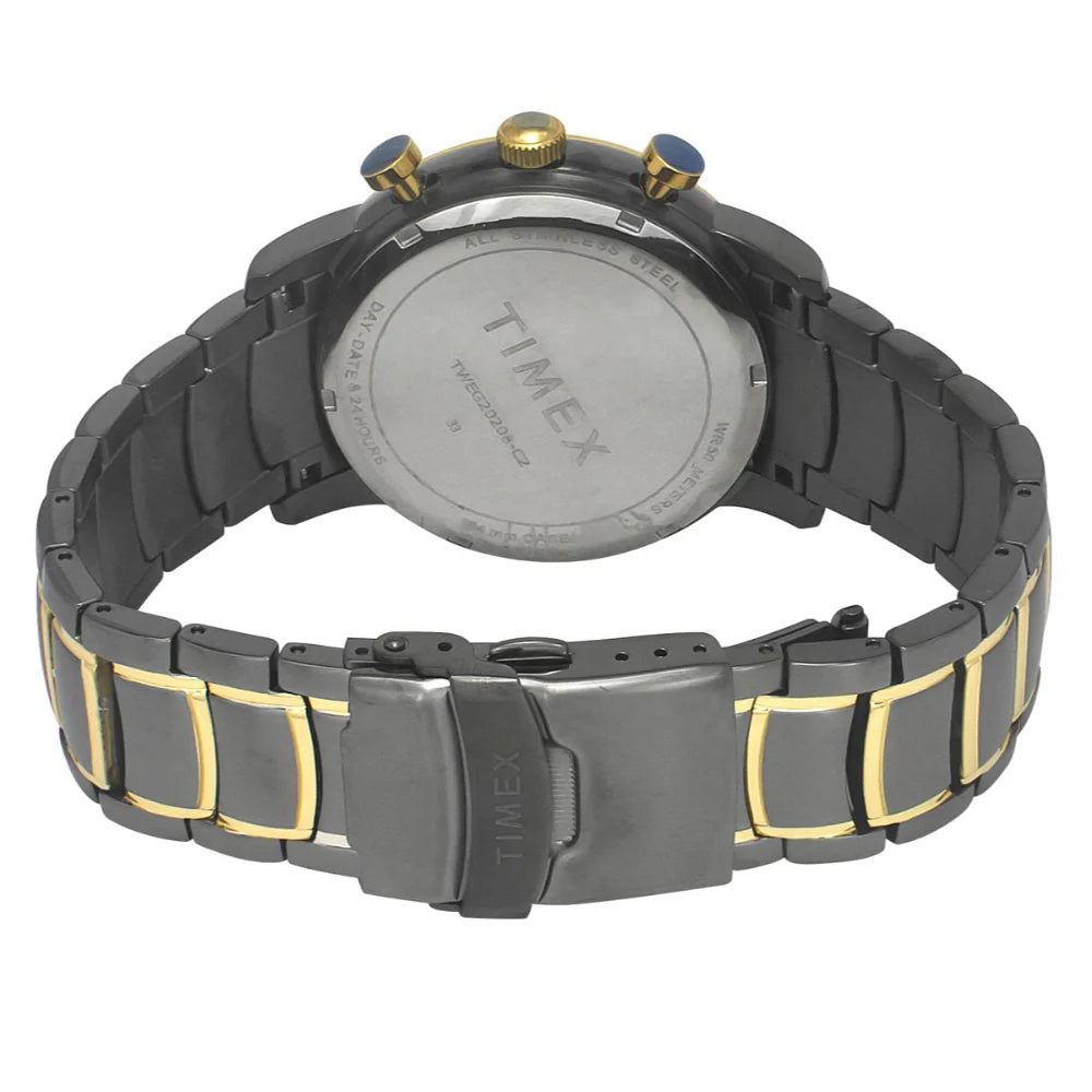 Timex Black Round Dial Quartz Analog Men Watch - TWEG20208