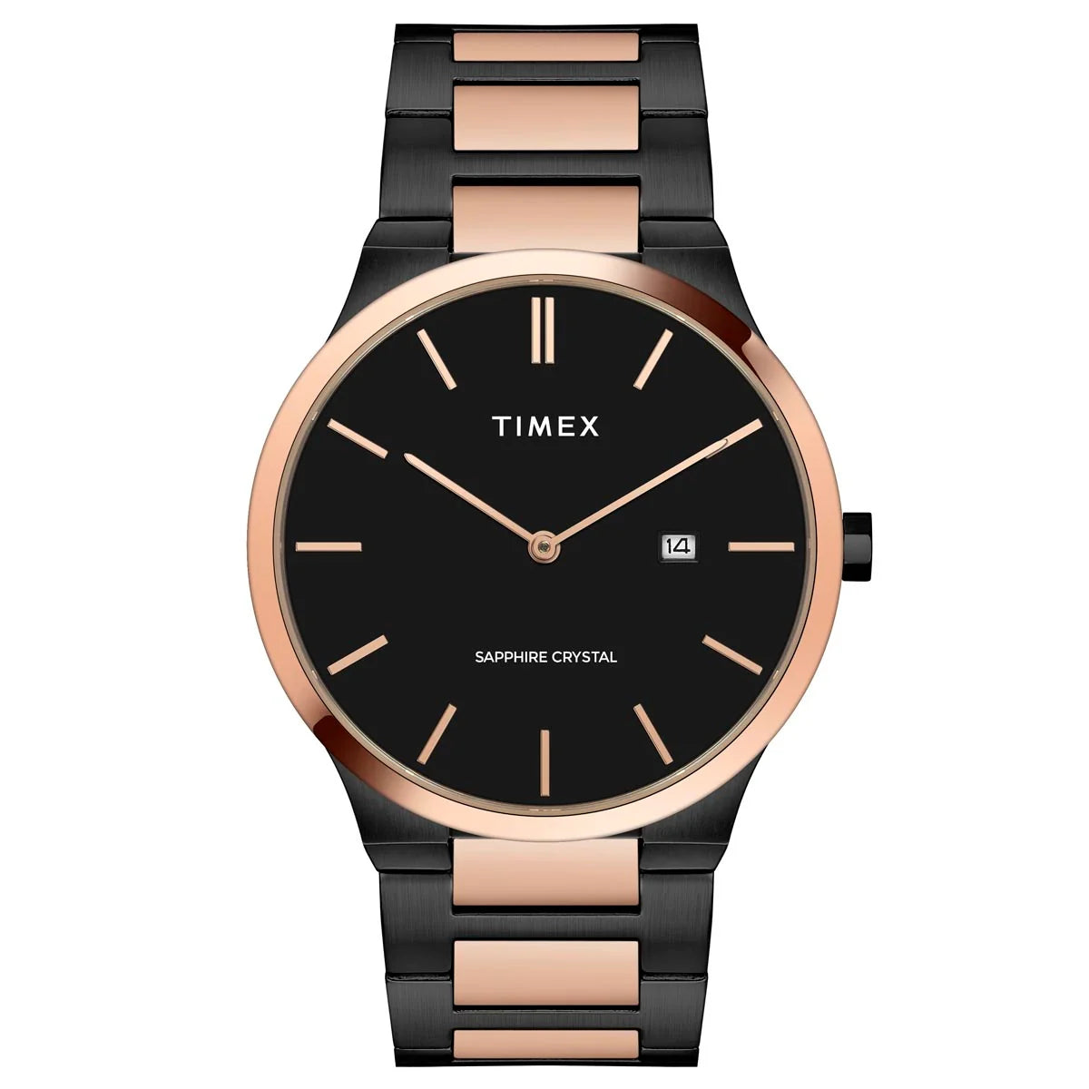 Timex E Class Men Black Dial Analog Stainless Steel Watch TWEG23601