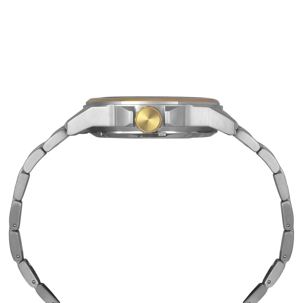 Timex Men Silver Round Dial Analog Automatic Watch - TWEG24101