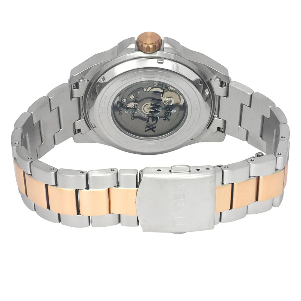 Timex Black Round Dial Analog Automatic Men Watch - TWEG24102