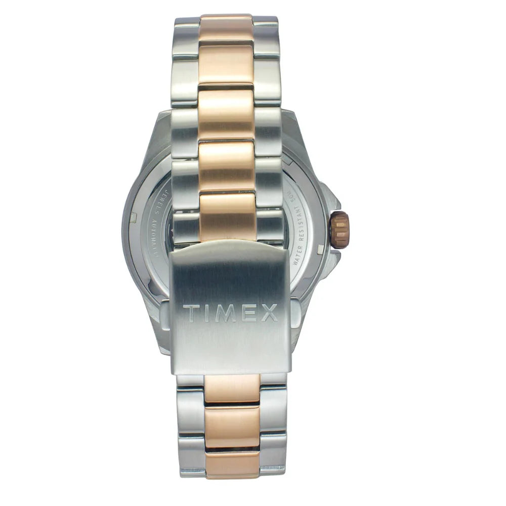 Timex Black Round Dial Analog Automatic Men Watch - TWEG24102