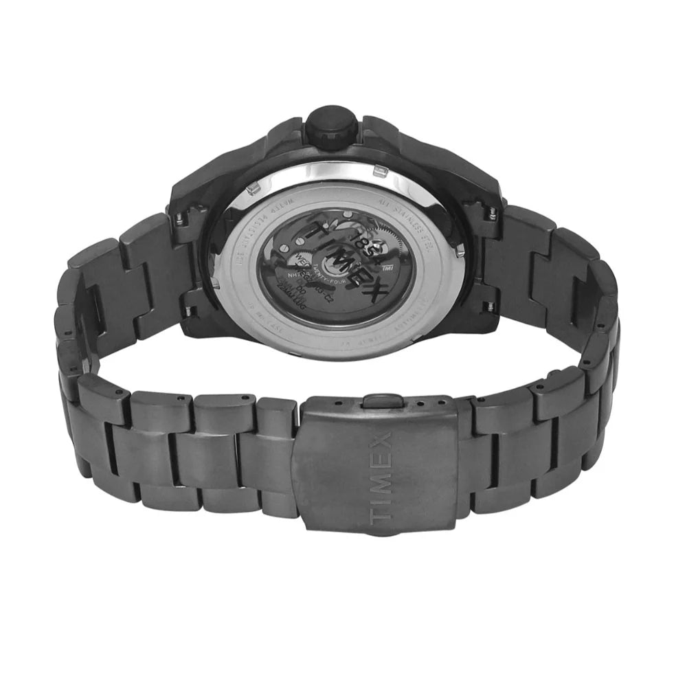 Timex Men Black Round Dial Analog Automatic Watch - TWEG24103