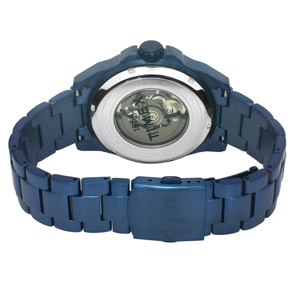 Timex Men Blue Round Dial Analog Automatic Watch - TWEG24104