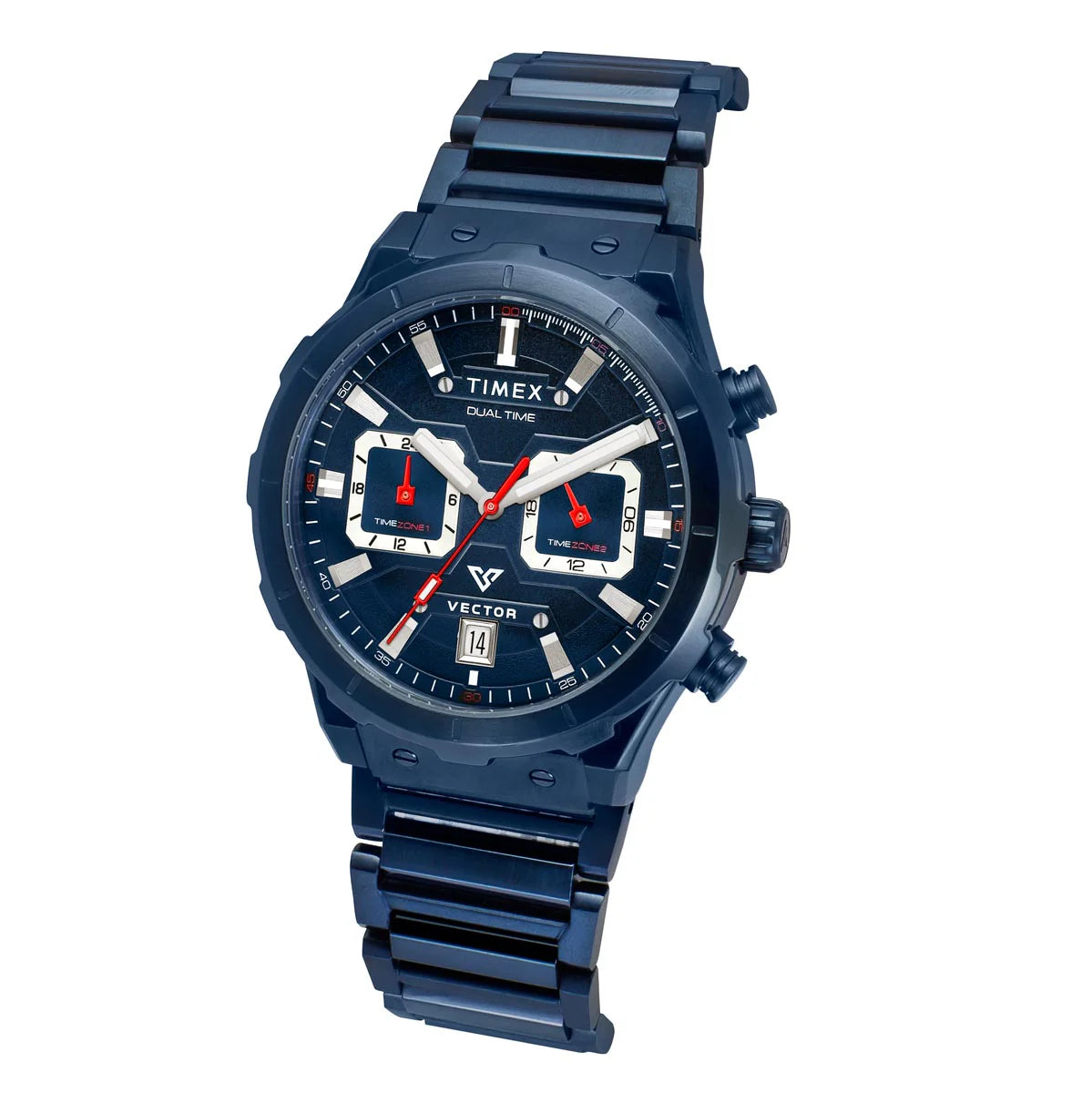 Timex Men Blue Round Dial Analog Chronograph Watch - TWEG24801