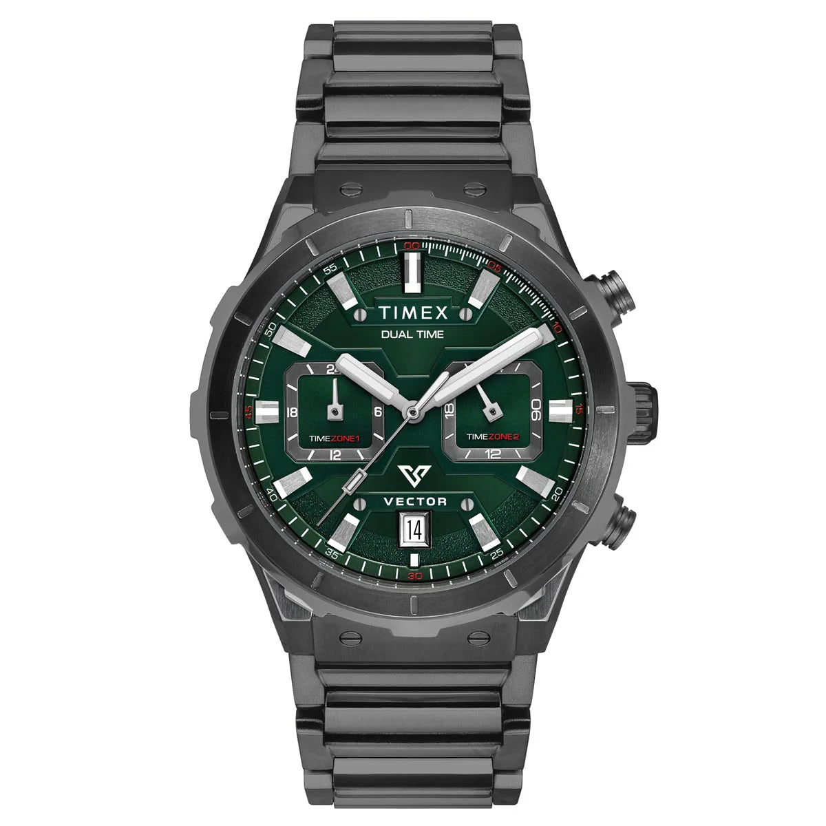 Timex Men Green Round Dial Analog Chronograph Watch - TWEG24802