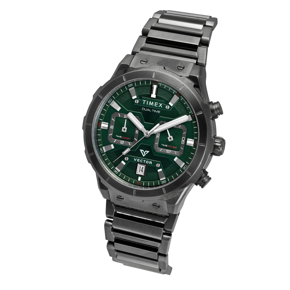 Timex Men Green Round Dial Analog Chronograph Watch - TWEG24802