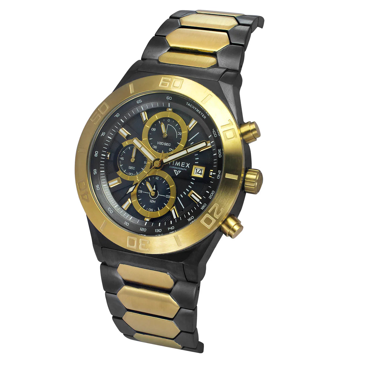 Timex Men Grey Round Dial Analog Chronograph Watch - TWEG24901