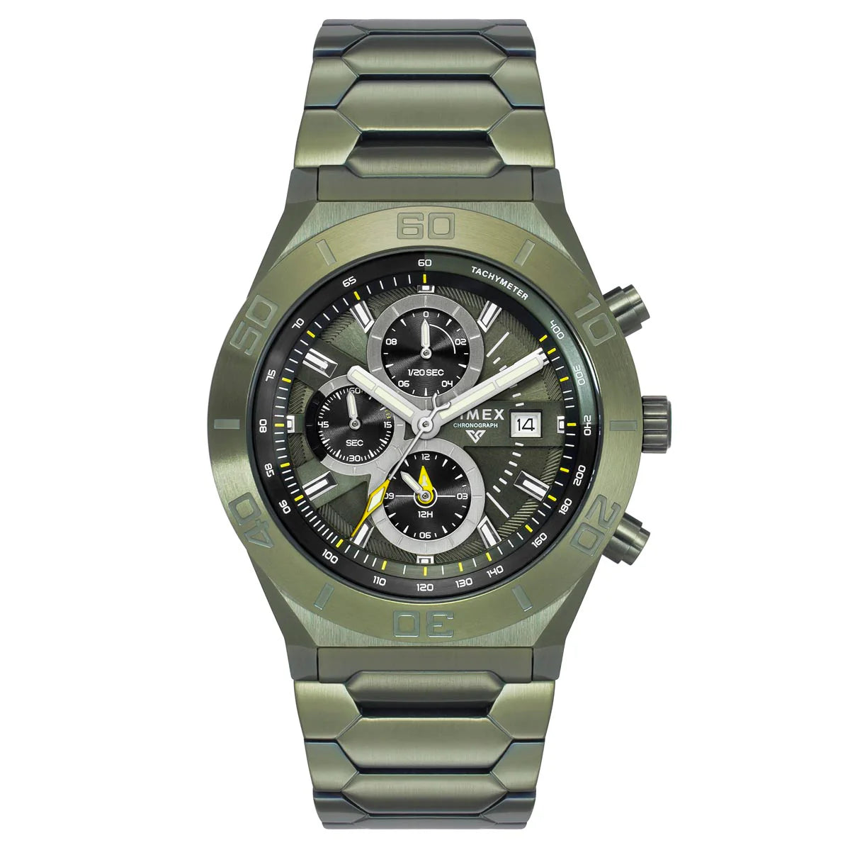 Timex Green Round Dial Quartz Analog Men Watch TWEG24903