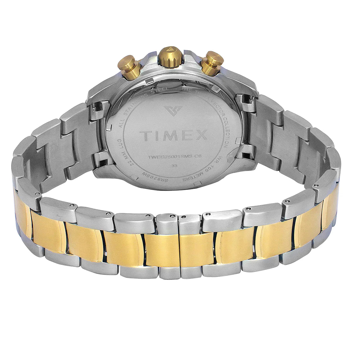 Timex Silver Round Dial Quartz Analog Men Watch - TWEG25001